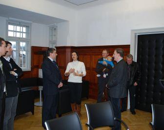 Besuch von Bürgermeister und Vizebürgermeister der Gemeinde Pestisani (Rumänien)